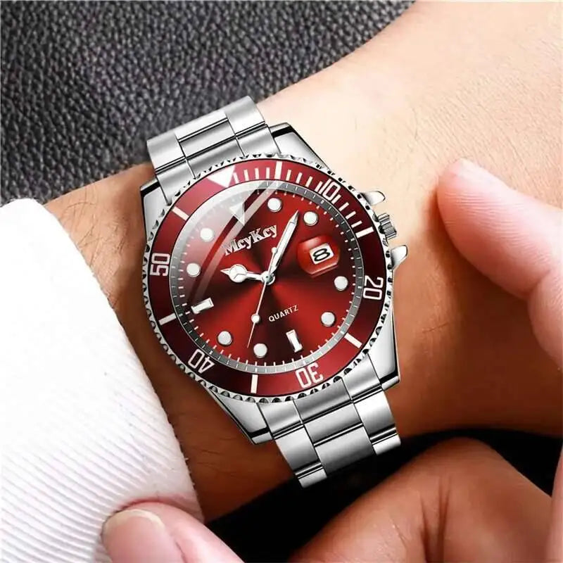 Fashion Men Calendar Quartz  Luxury Watc