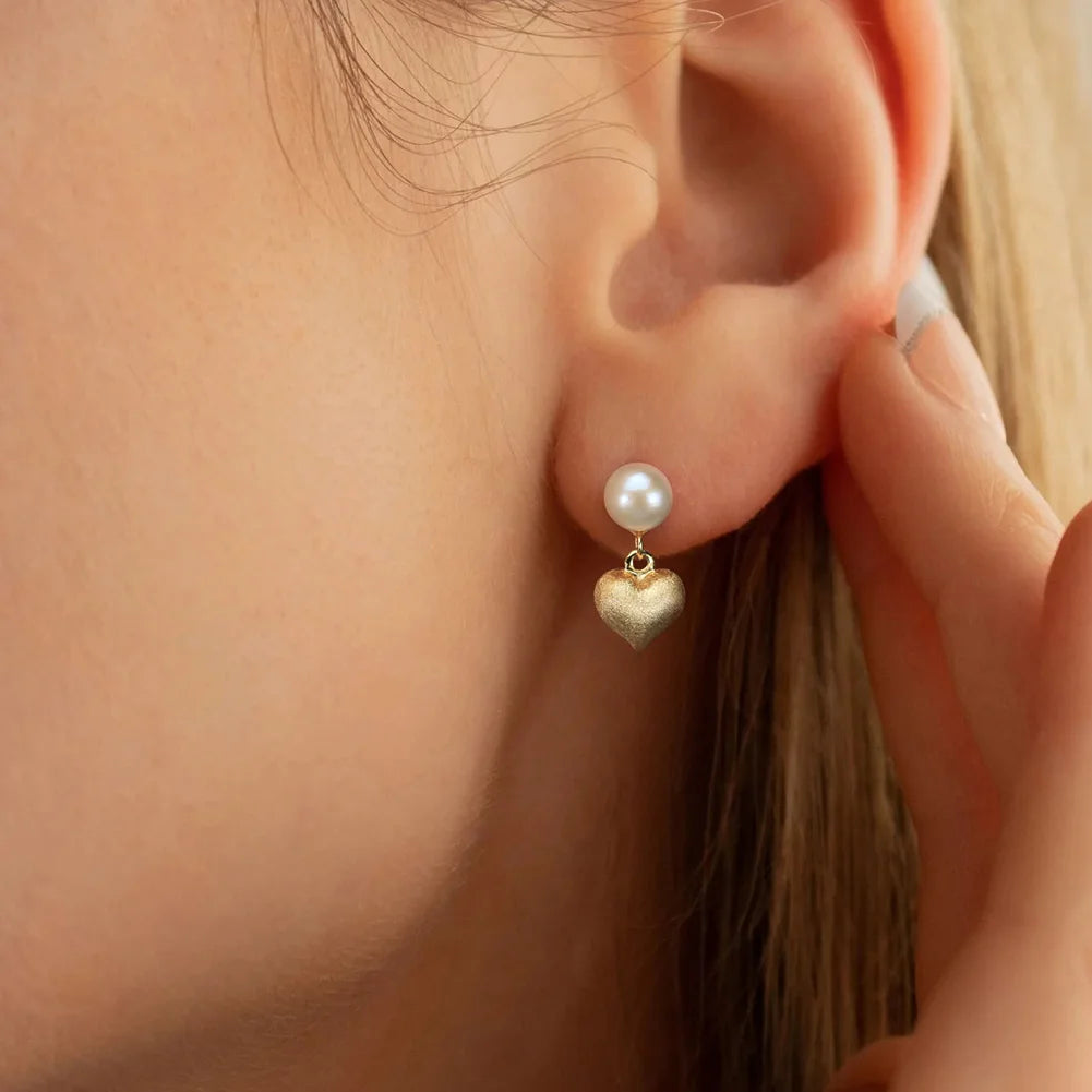 Heart Dangle Earrings