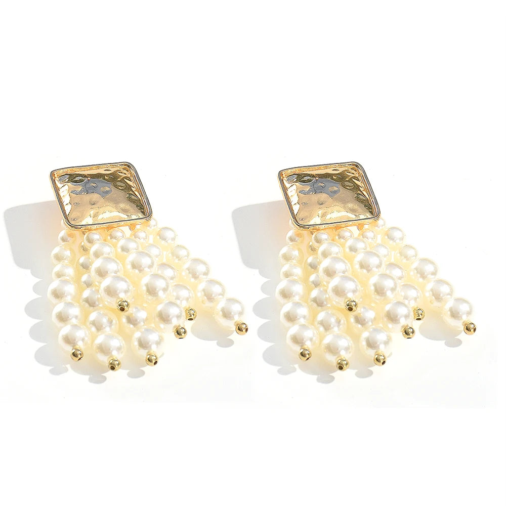 Wooden Beaded Bohemian Earrings