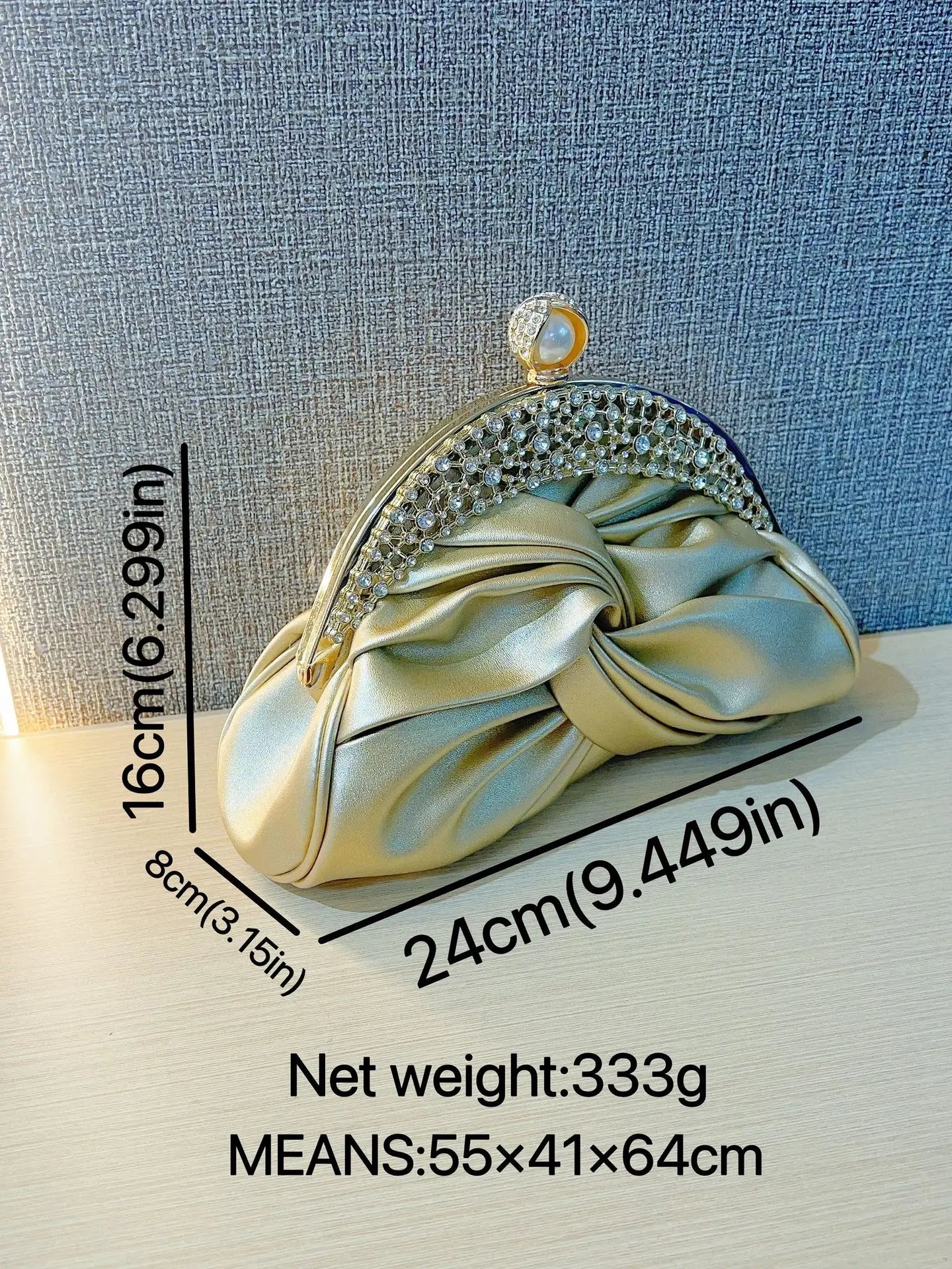 Luxury Women  Fashion Design Handbags Sparkling Banquet Clutch Bag