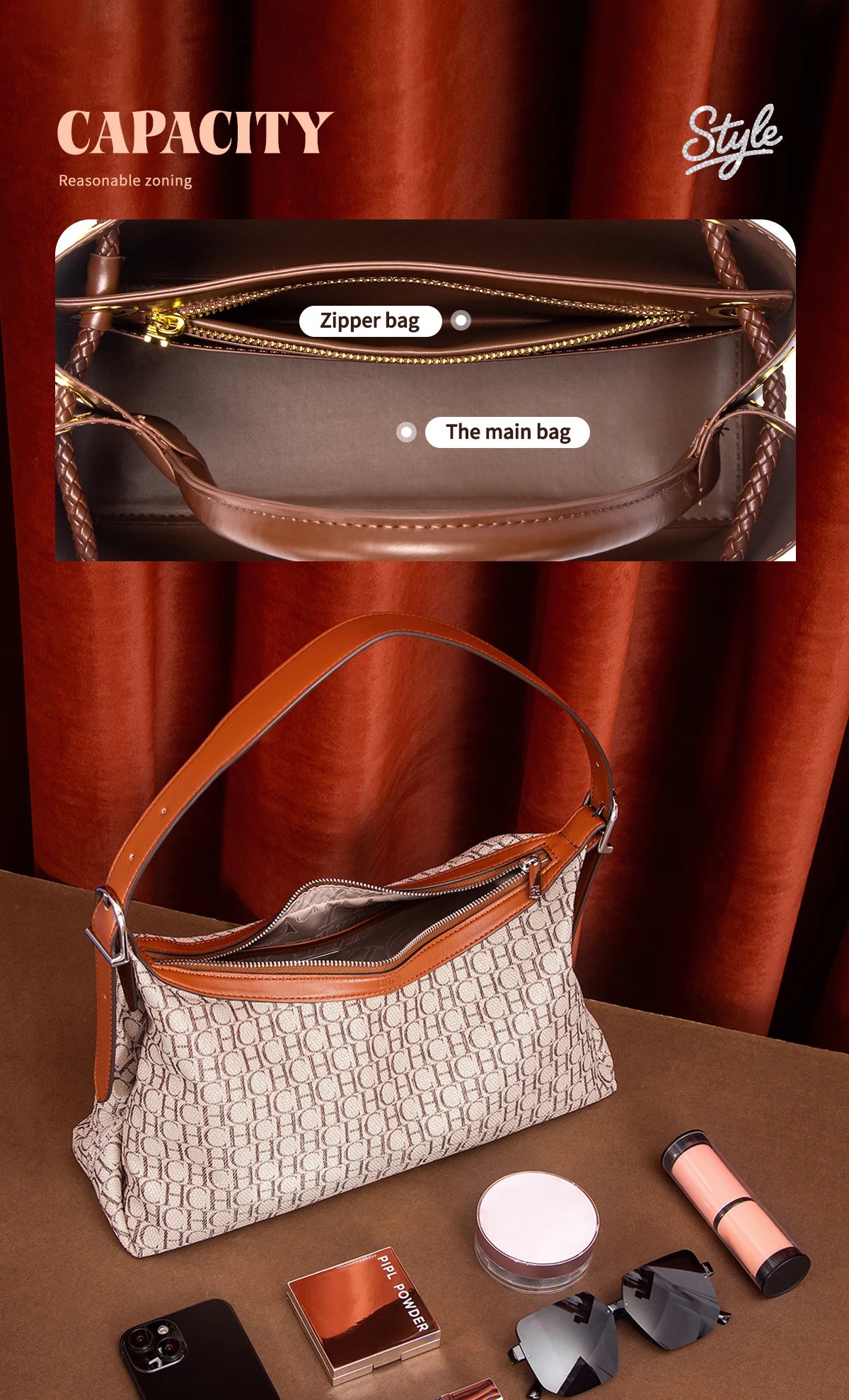 Classic Luxury Design Women's New Handbag Business Commuter