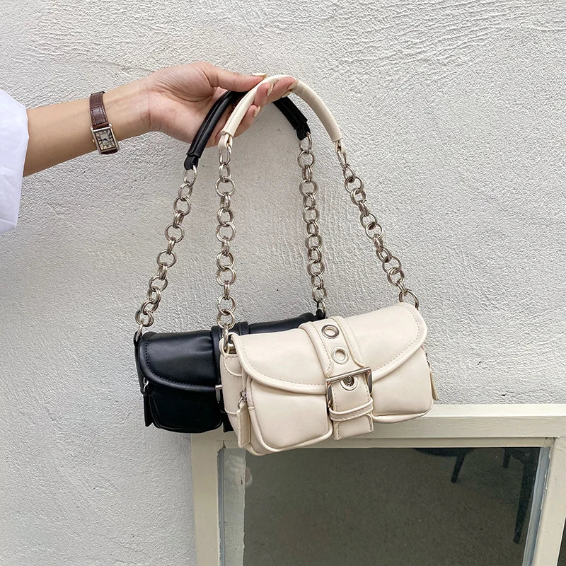 Retro Women's Chain Small Shoulder Bag