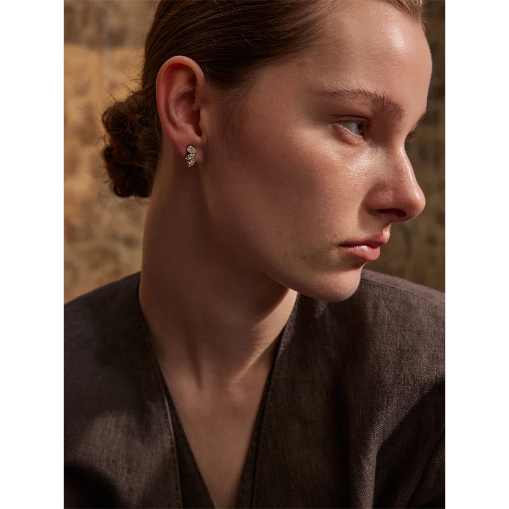 Wing Design Stud Earrings