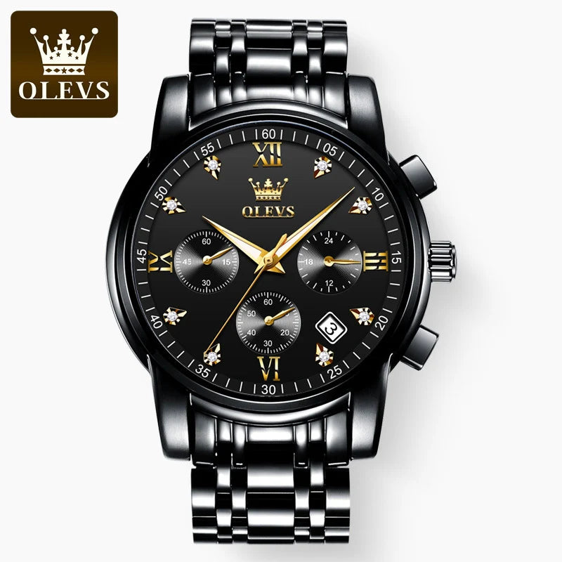 Luxury Stainless Steel Wristwatch For Men