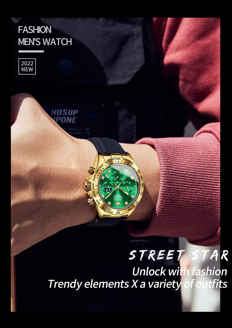 Men's Watch "New" Luxury Quartz Watch