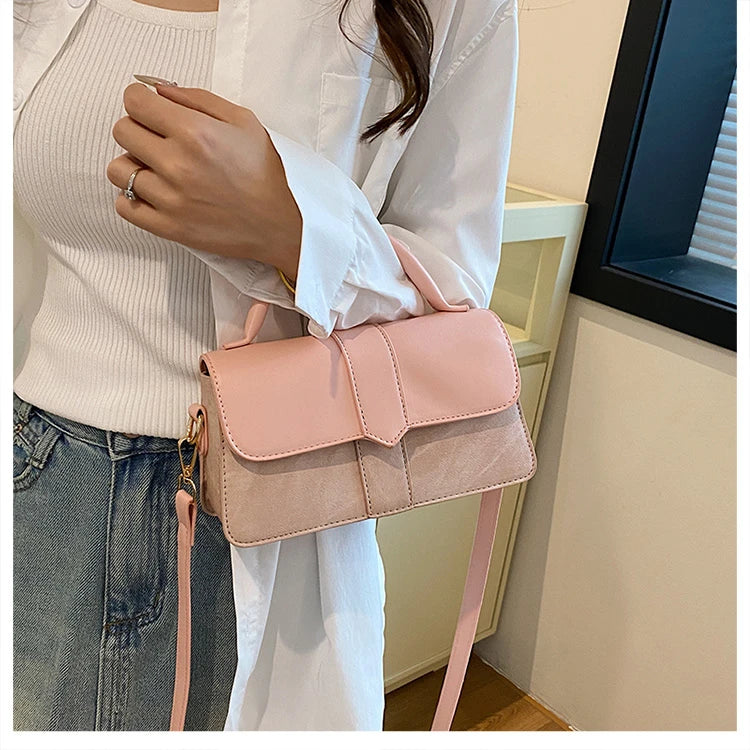 Leather Shoulder Bag.Fashion Crossbody Bags Vintage  Underarm Bag