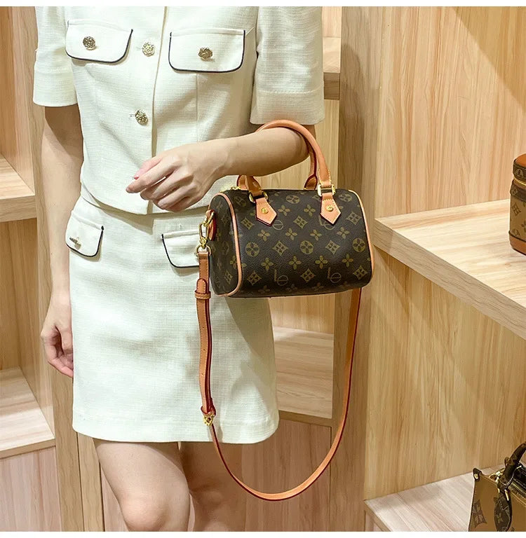 Women's Pillow Handbag Vintage Floral.Fashionable And Stylish Bag
