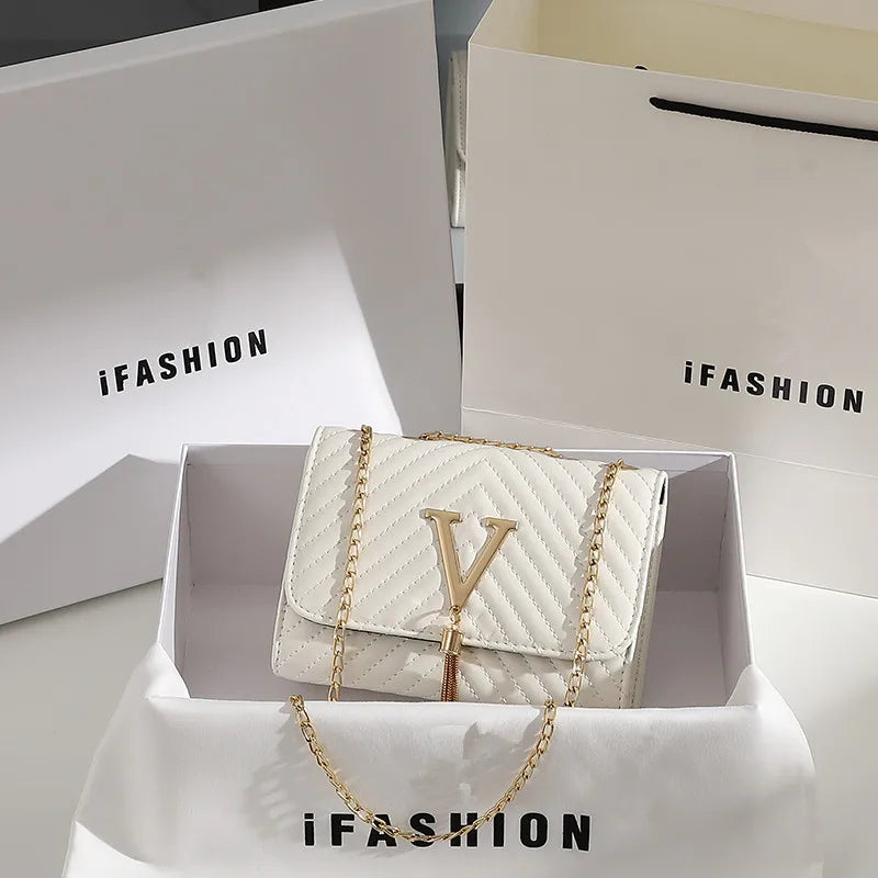 Embroidery Women Crossbody Bag Thread Luxury Handbag.Shoulder Bag