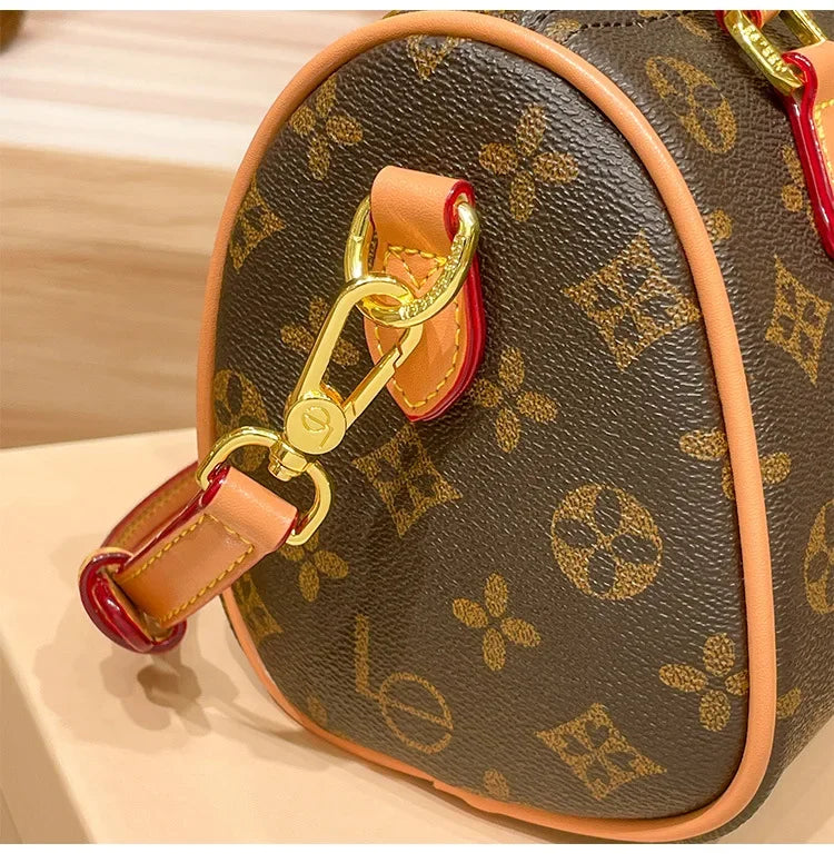 Women's Pillow Handbag Vintage Floral.Fashionable And Stylish Bag