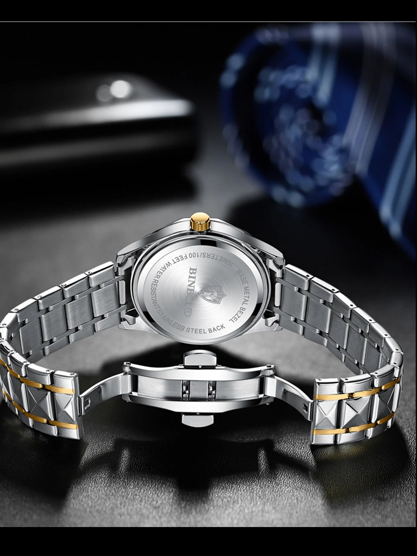 Luxury Fashion Ladies Quartz Watch Waterproof with Luminous Date