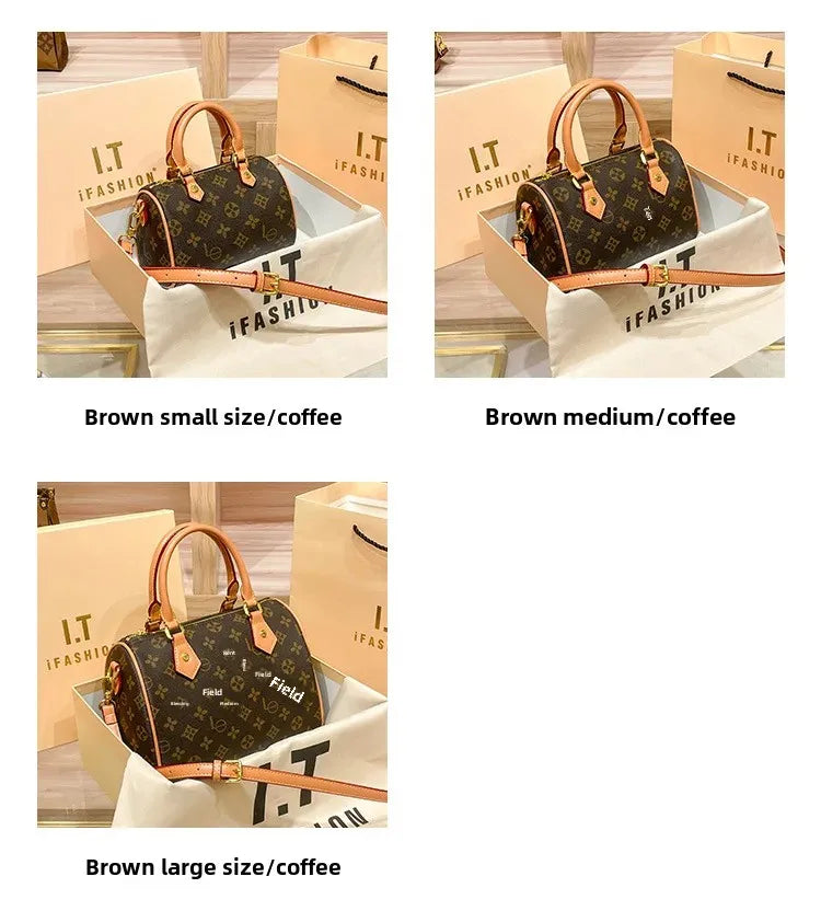 Women's Pillow Handbag Vintage Floral.Fashionable And Stylish Bag