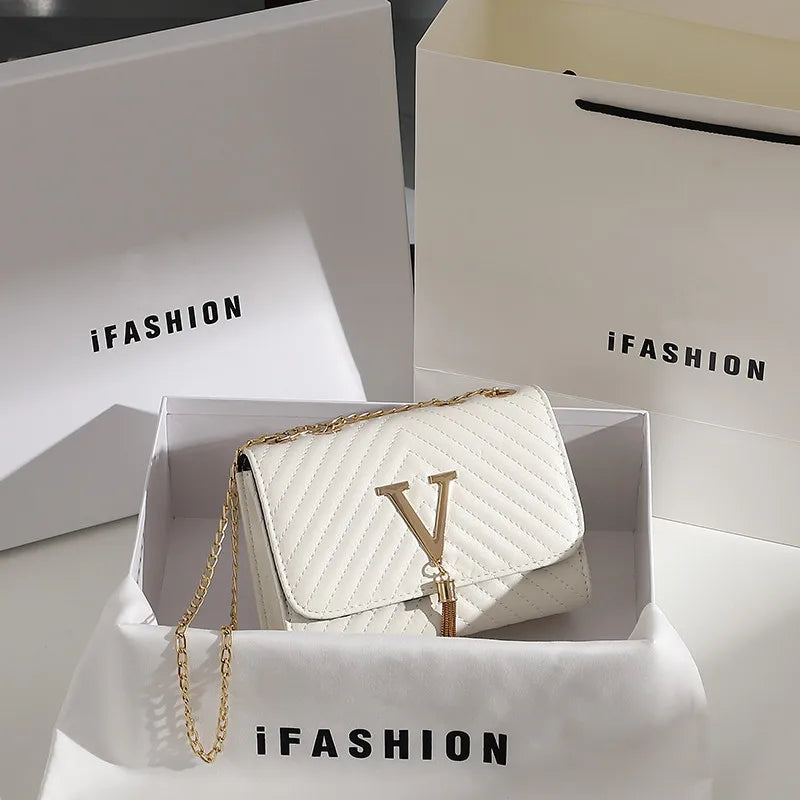 Embroidery Women Crossbody Bag Thread Luxury Handbag.Shoulder Bag