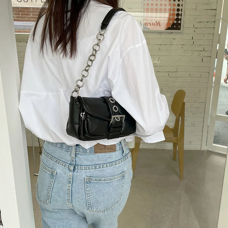 Retro Women's Chain Small Shoulder Bag