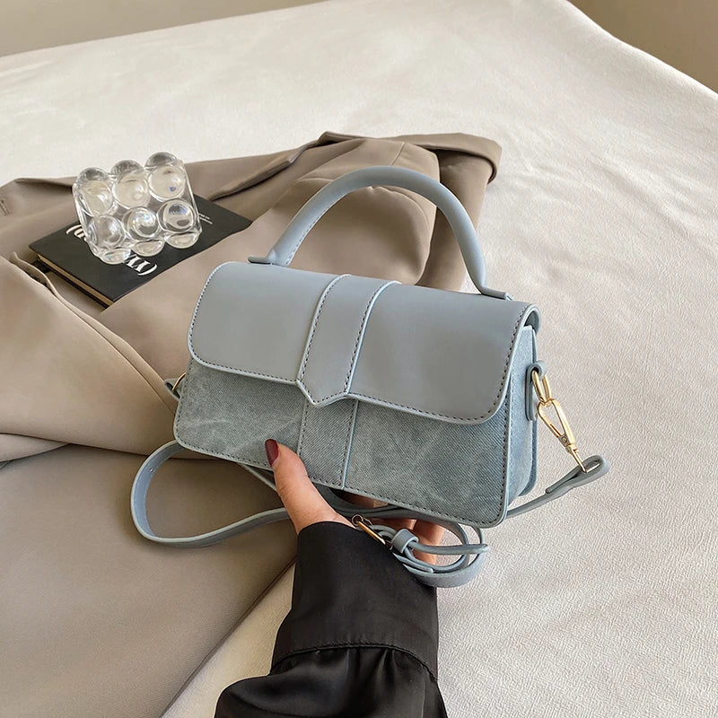 Leather Shoulder Bag.Fashion Crossbody Bags Vintage  Underarm Bag