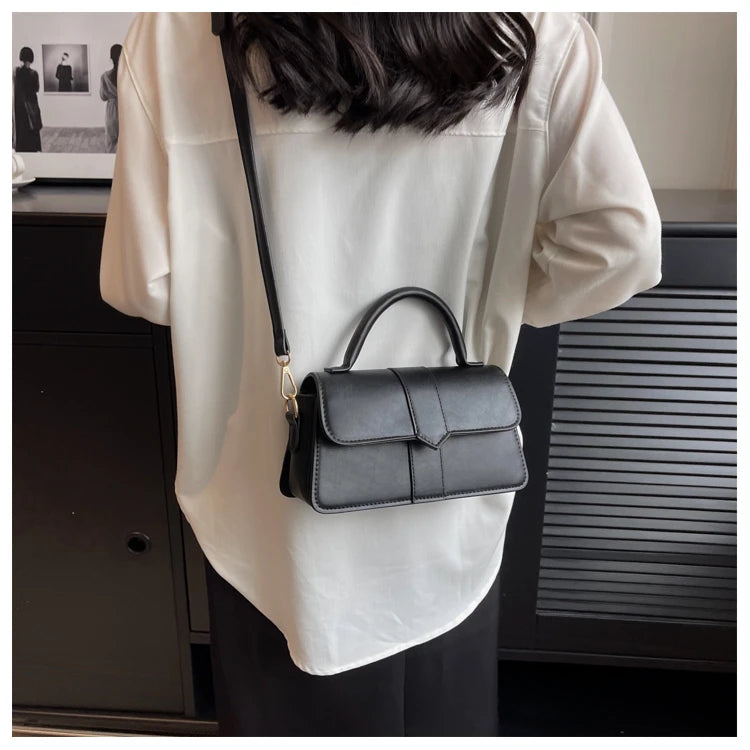 Leather Shoulder Bag.Fashion Crossbody Bags Vintage  Underarm Bag