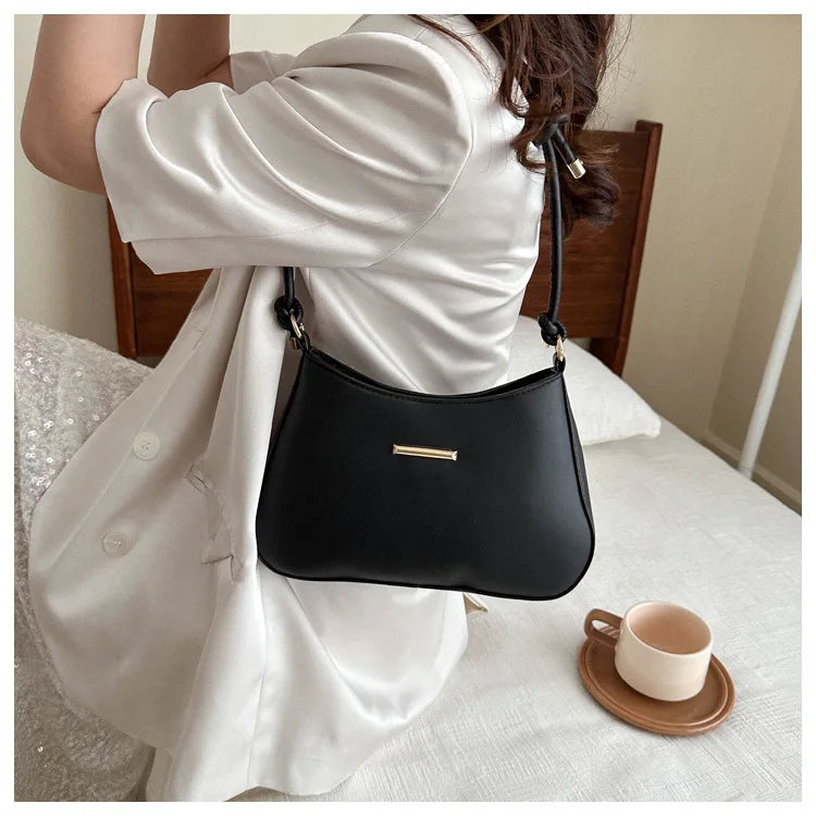 Underarm Shoulder Bags for Women.New Texture PU Leather Crossbody Bag