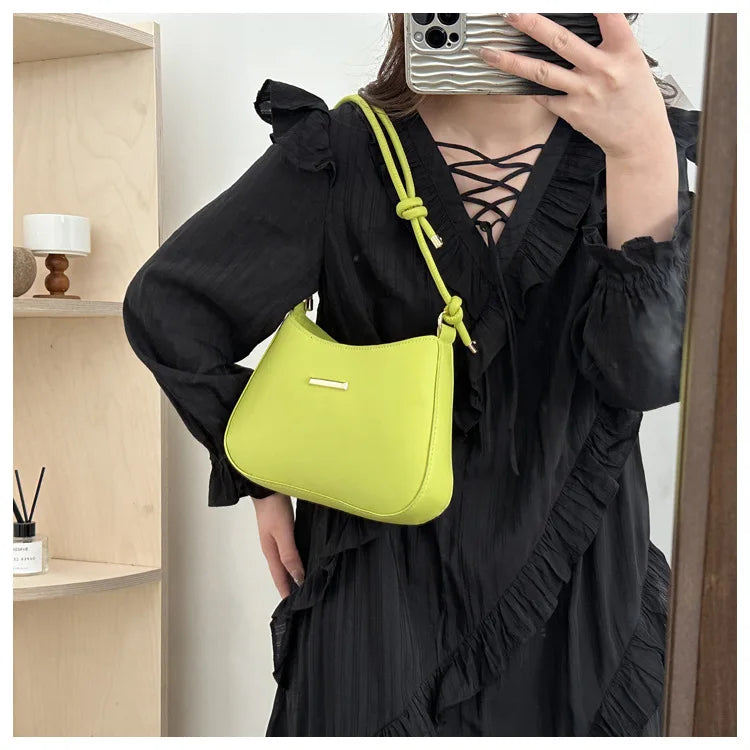 Underarm Shoulder Bags for Women.New Texture PU Leather Crossbody Bag