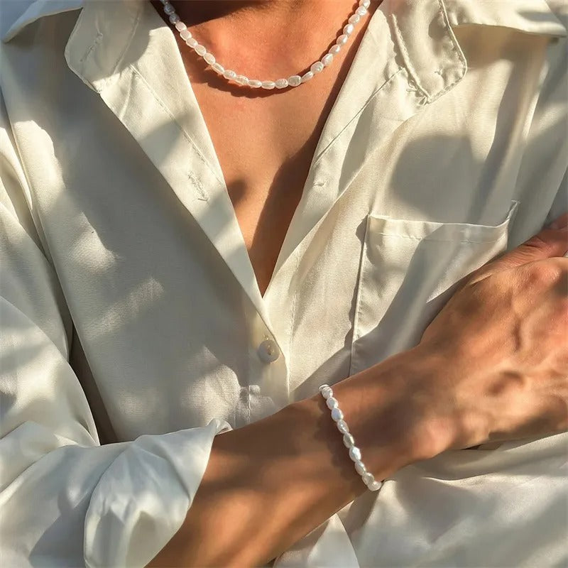 White Pearl Bracelet