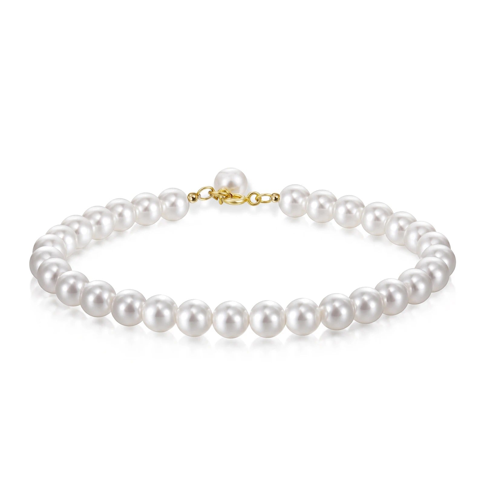 Sterling Silver Pearl Bracelet