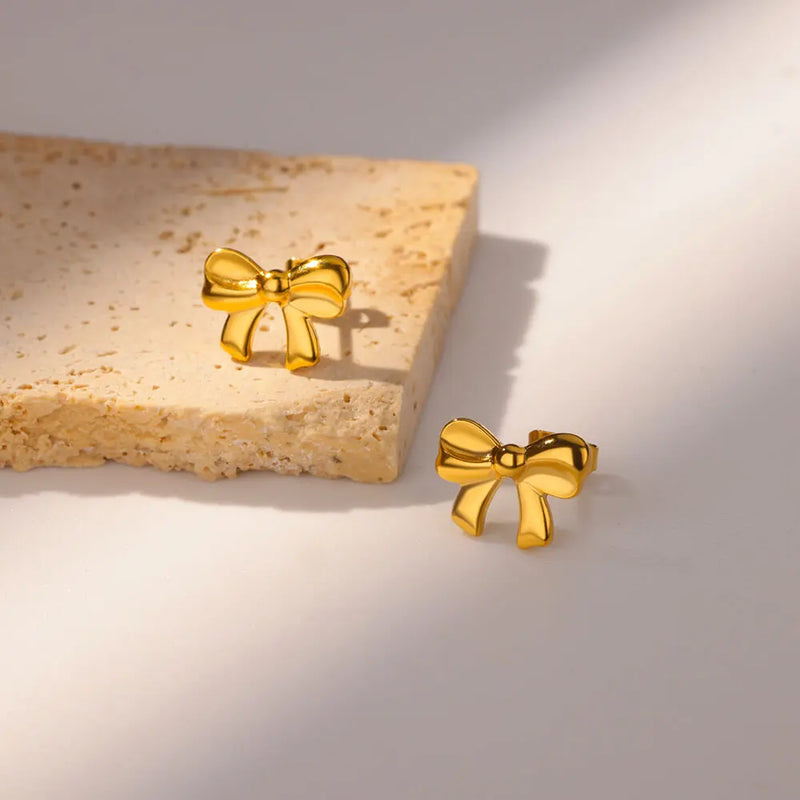 Bow Stud Earrings