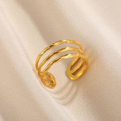 Layered Gold Ring