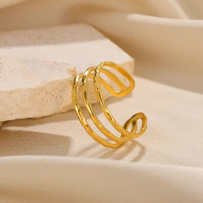 Layered Gold Ring