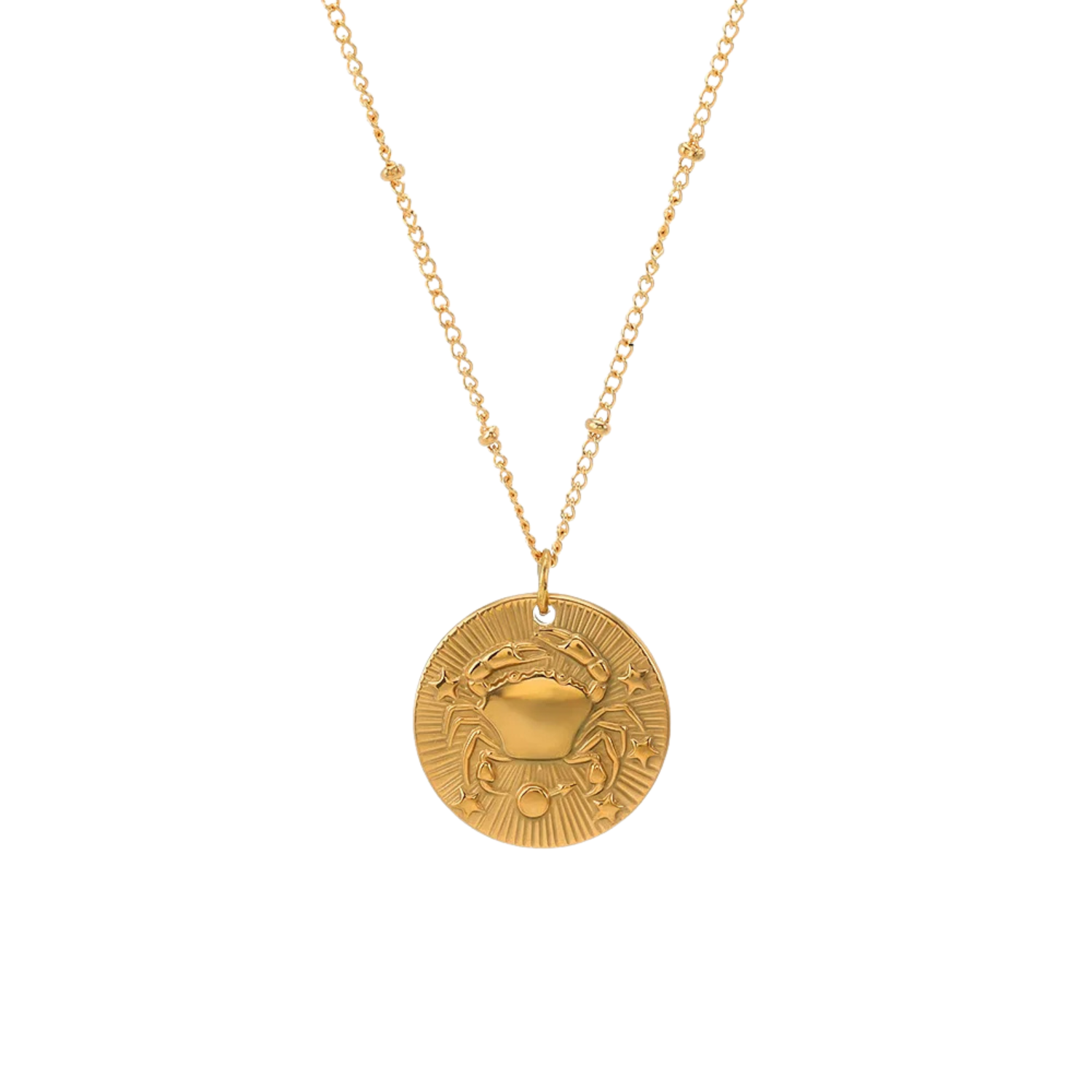Zodiac Golden Amulet Necklace
