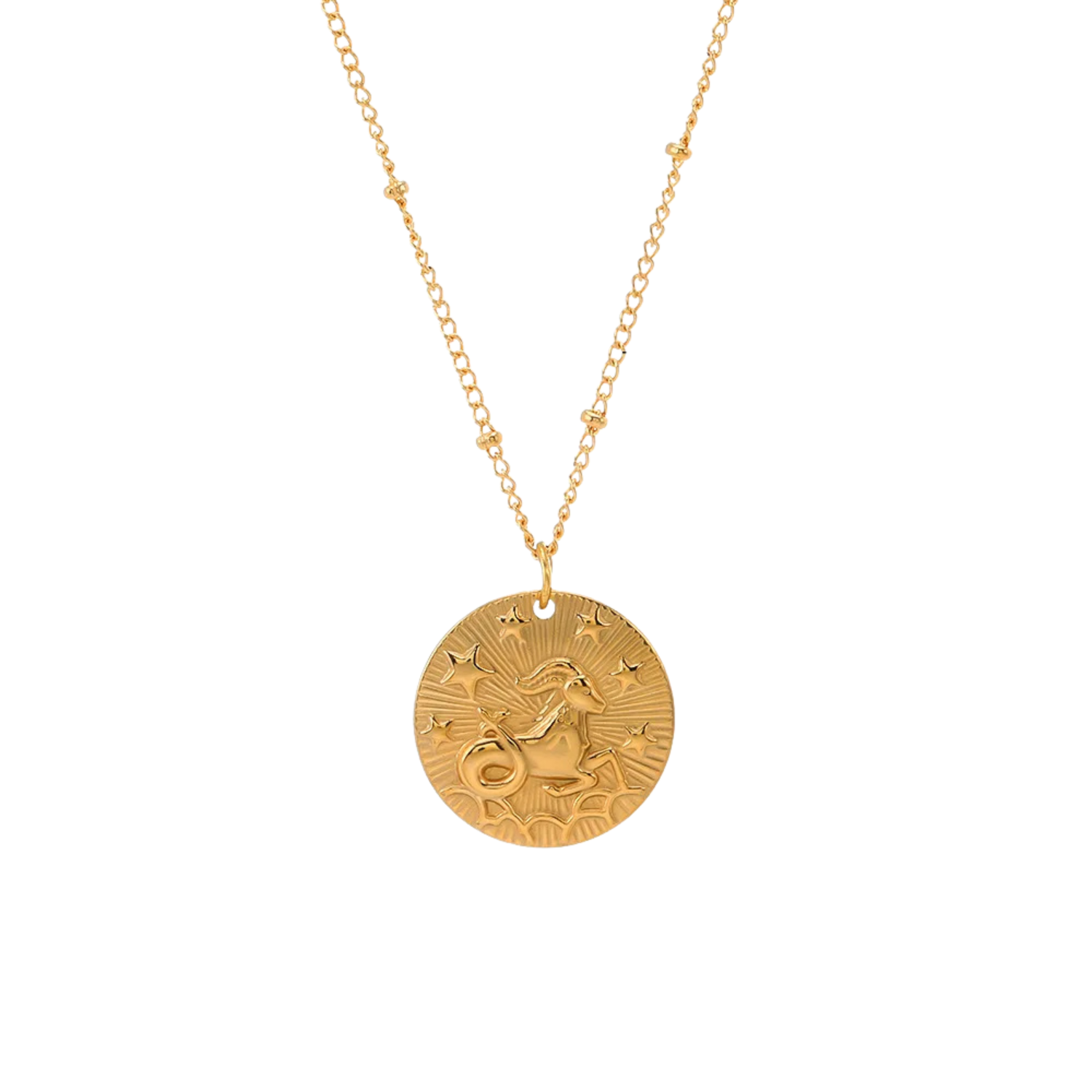 Zodiac Golden Amulet Necklace