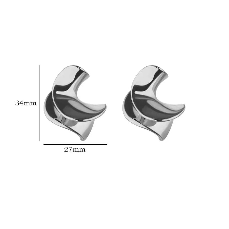 Spiral Stud Earrings