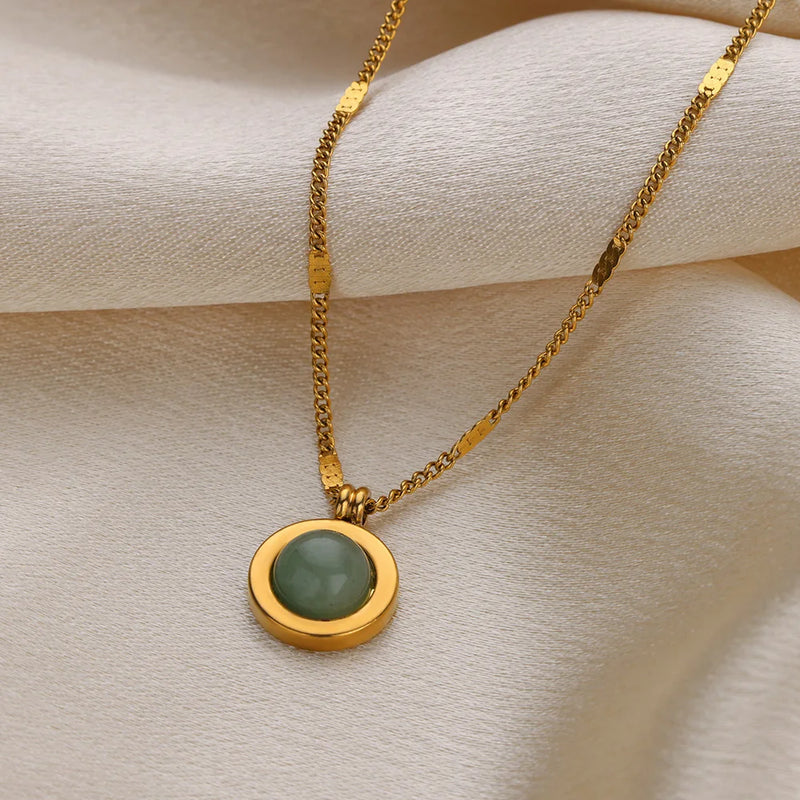 Jade Pendant Necklace