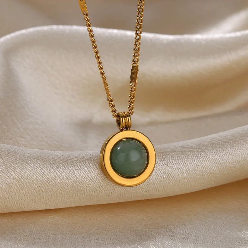 Jade Pendant Necklace