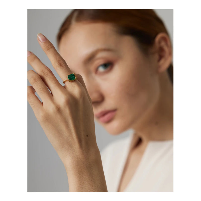 Green Gemstone Ring