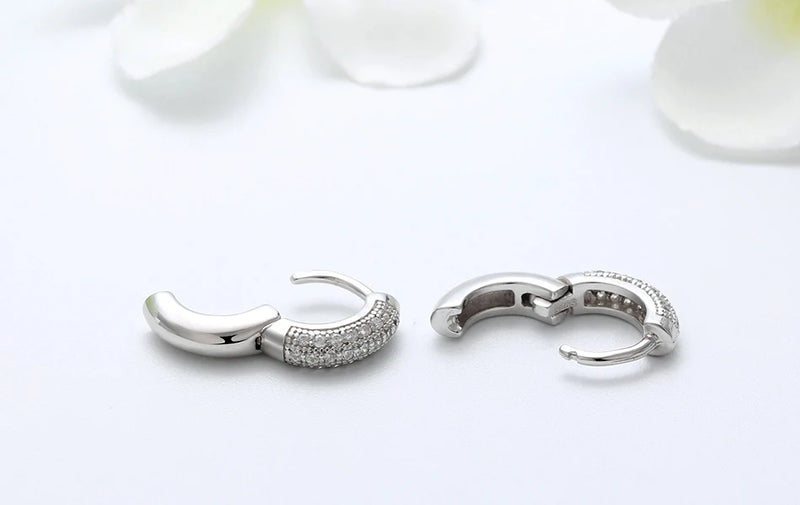 Sterling Silver Hoop Earrings