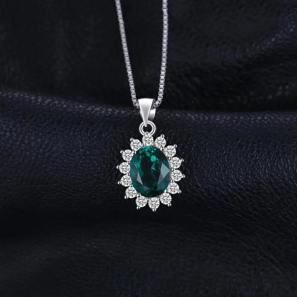 Elara Emerald Pendant