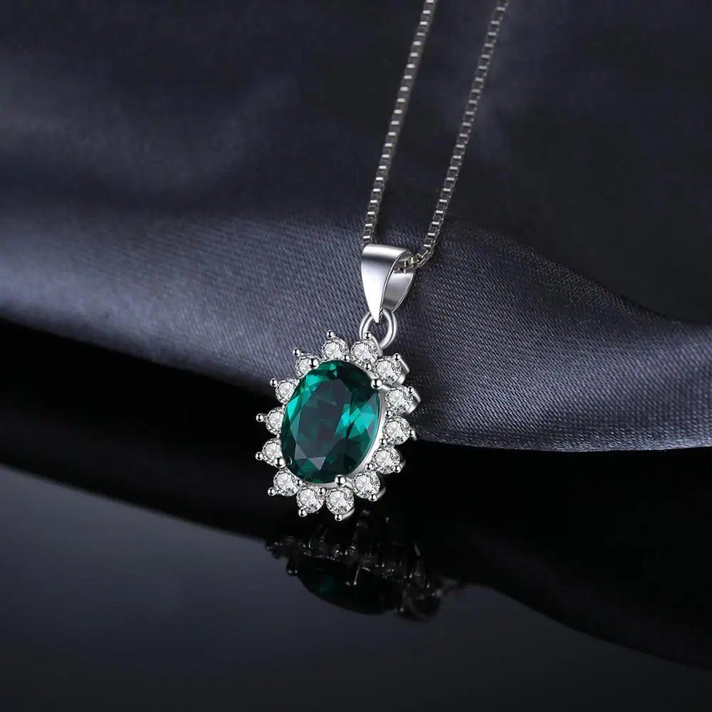 Elara Emerald Pendant