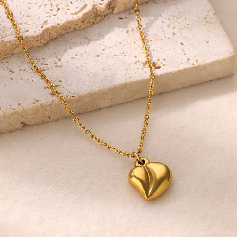 Glossy Heart Necklace