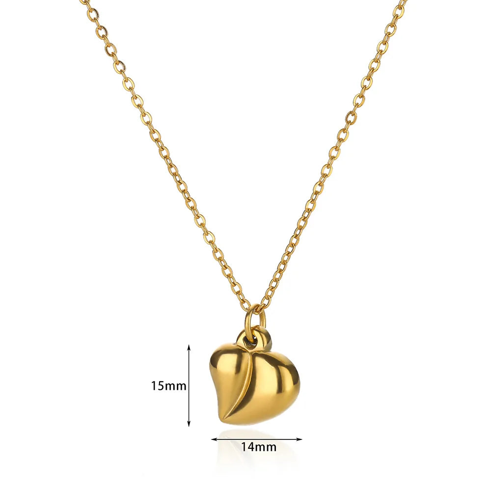 Glossy Heart Necklace
