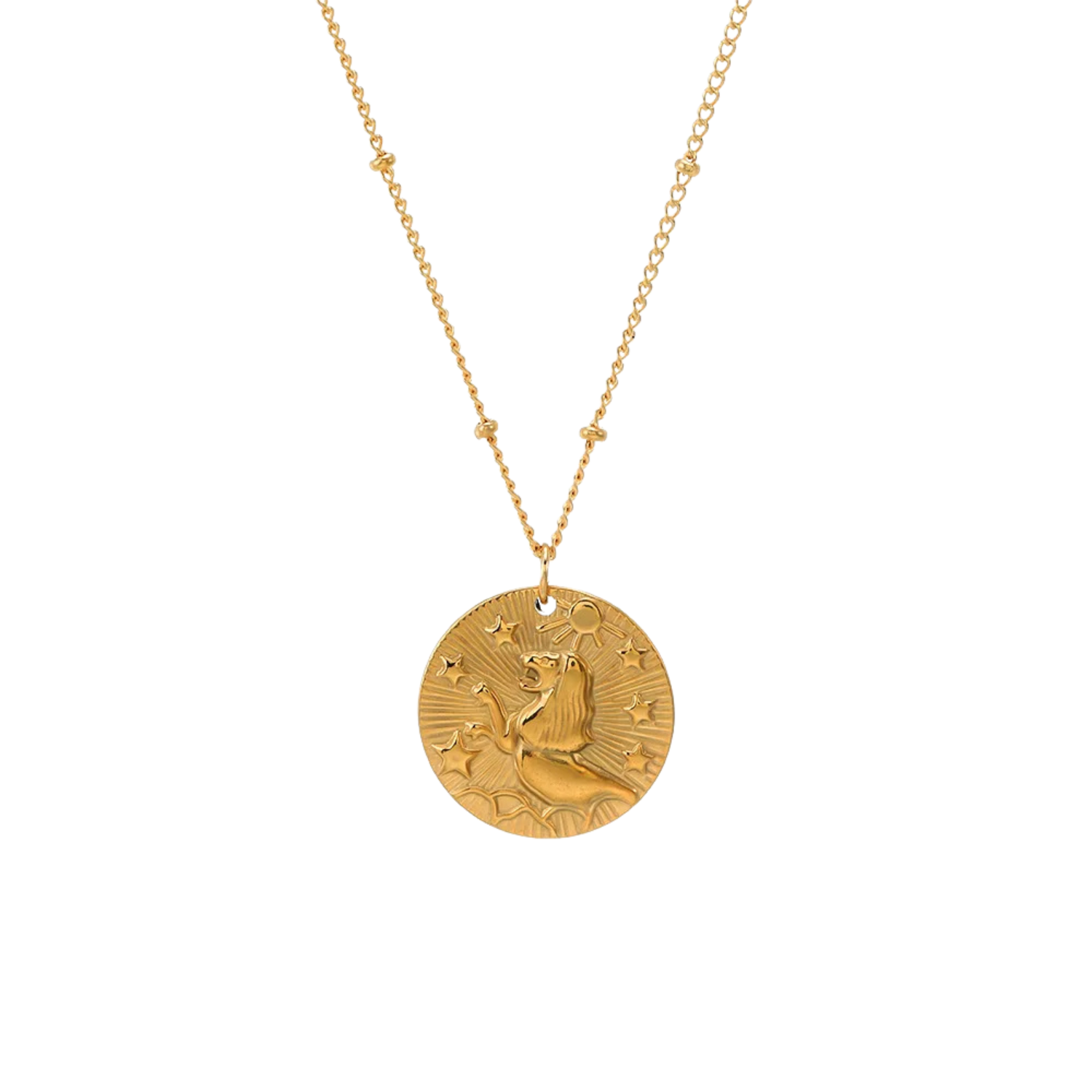 Zodiac Golden Amulet Necklace