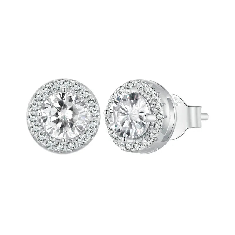 Classic Halo Stud Earrings