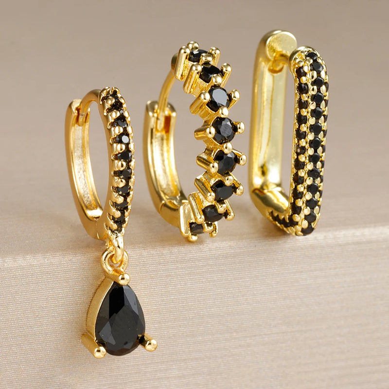 Multi-Shape Earrings Set