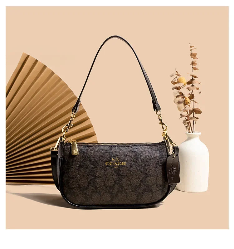 Fashionable Underarm Printed Handbag .High-End Versatile Crossbody bag
