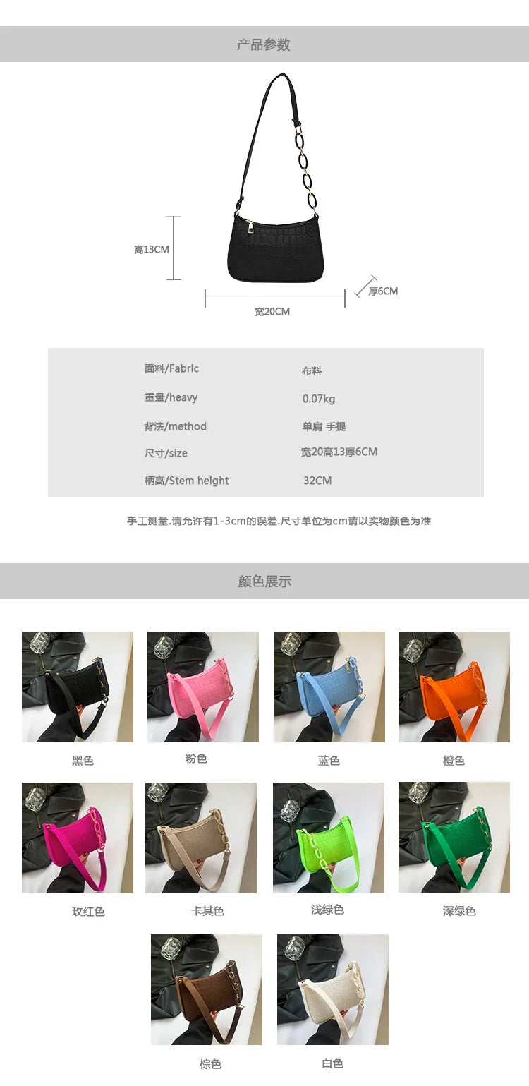 Stylish Crossbody Shoulder Tote & Clutch, Portable Makeup Bag Organizer