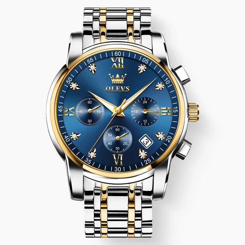 Luxury Stainless Steel Wristwatch For Men