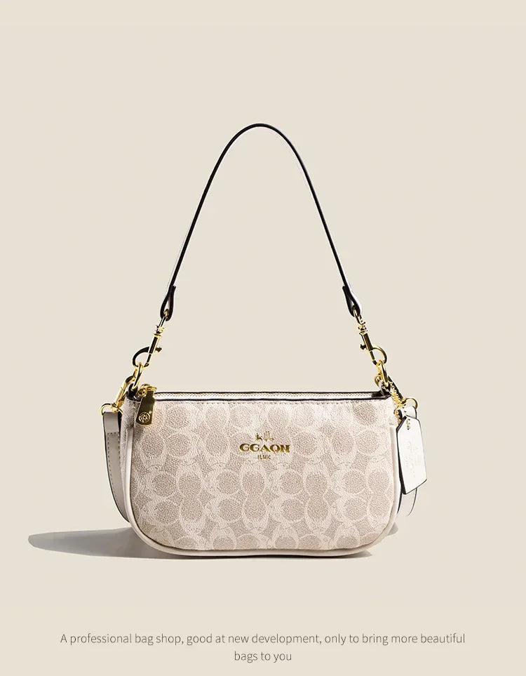 Fashionable Underarm Printed Handbag .High-End Versatile Crossbody bag