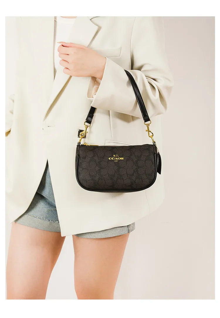 Fashionable Underarm Printed Handbag .High-End Versatile Crossbody bag