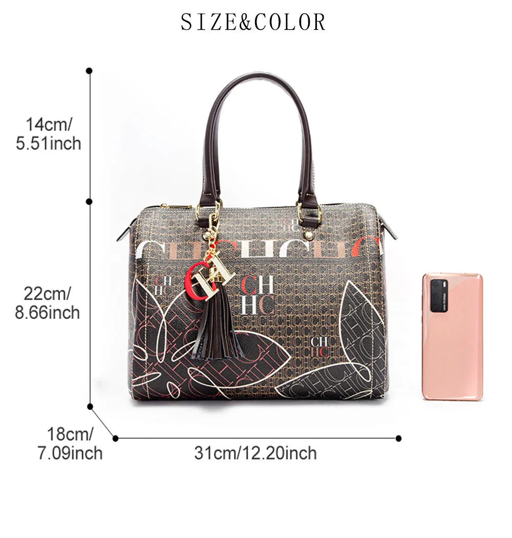 Exquisite Floral Pattern Travel Banquet High Grade Handbag
