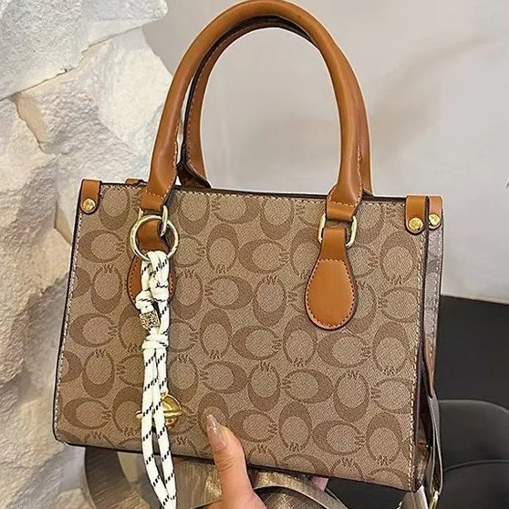 High Quality, Retro Vintage Flower Handheld Tote Bag