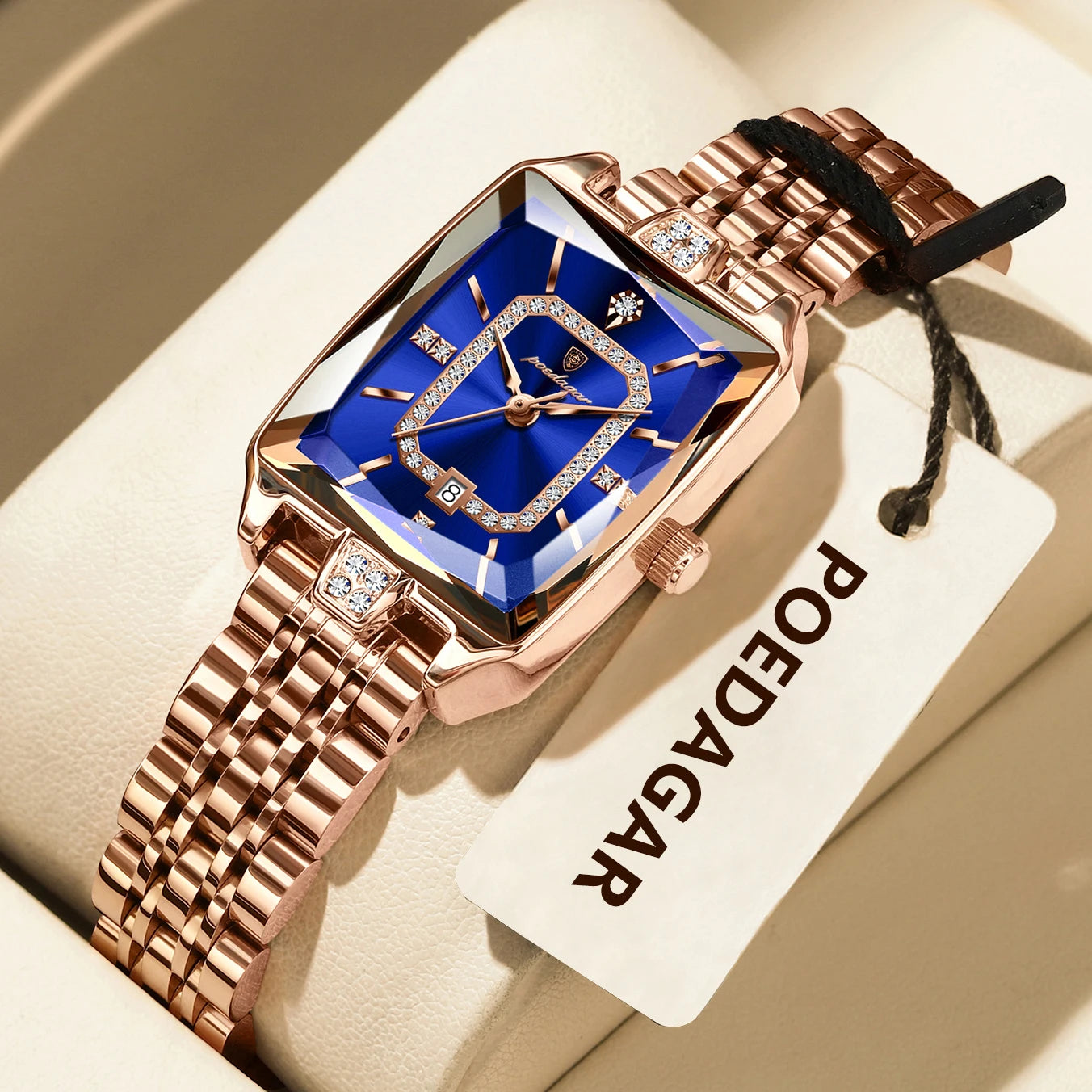 Luxury Ladies Wristwatch. Waterproof and Stainless Steel