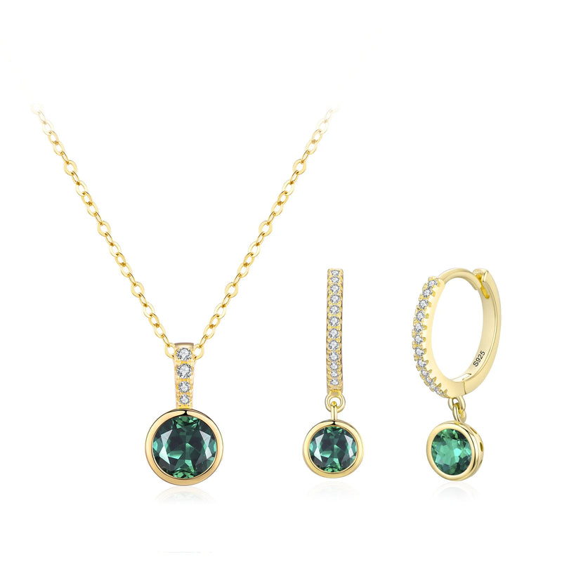 Emerald Green Jewelry Set