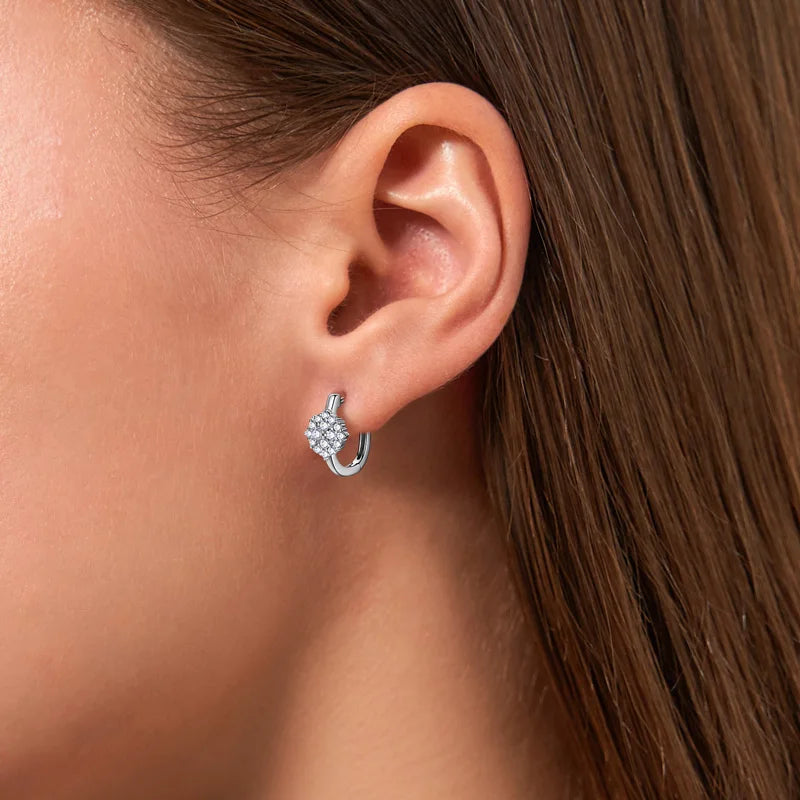 Sparkling Hoop Earrings